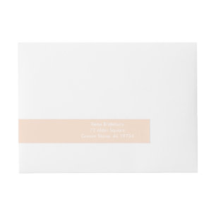 Bande Pour Adresse Couleur Lin Classy
