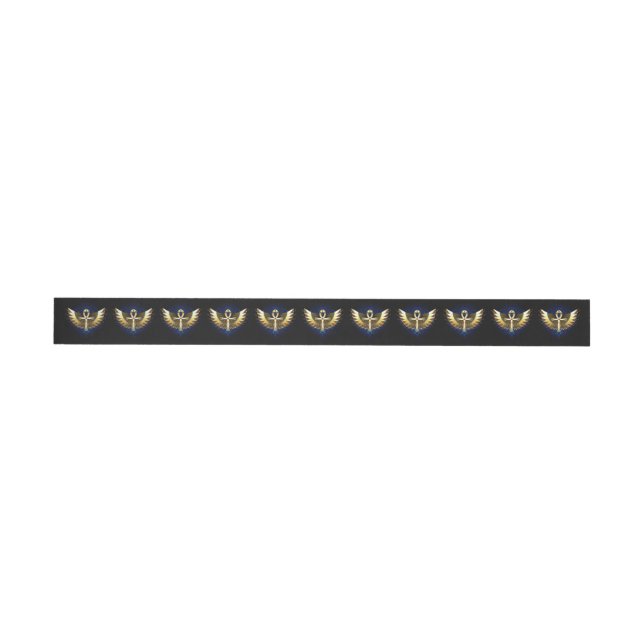 Bande Pour Adresse De Retour Ankh or avec ailes (Individual)