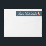 Bande Pour Adresse De Retour Boughs of Holly Festive Christmas<br><div class="desc">Étiquettes de vacances d'hiver chic et élégant.</div>