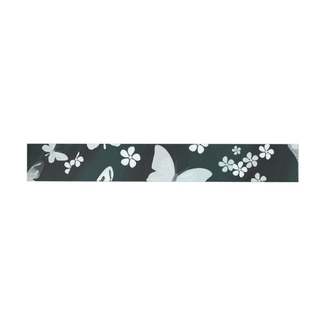 Bande Pour Adresse De Retour Butterfly Pattern 14 (Individuel)