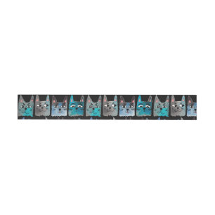 Bande Pour Adresse De Retour Chats bleus