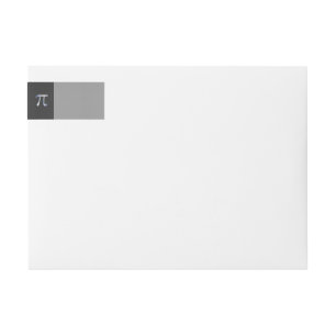 Bande Pour Adresse De Retour Chrome comme symbole Pi sur l'impression de fibre