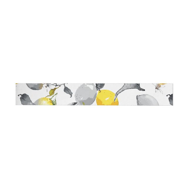 Bande Pour Adresse De Retour citrons aquarelle 14 (Individuel)