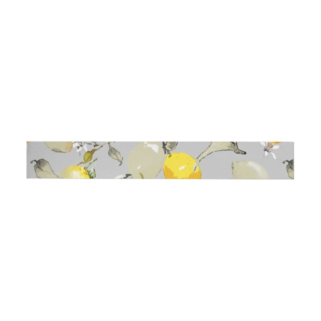 Bande Pour Adresse De Retour citrons aquarelle 19 (Individuel)