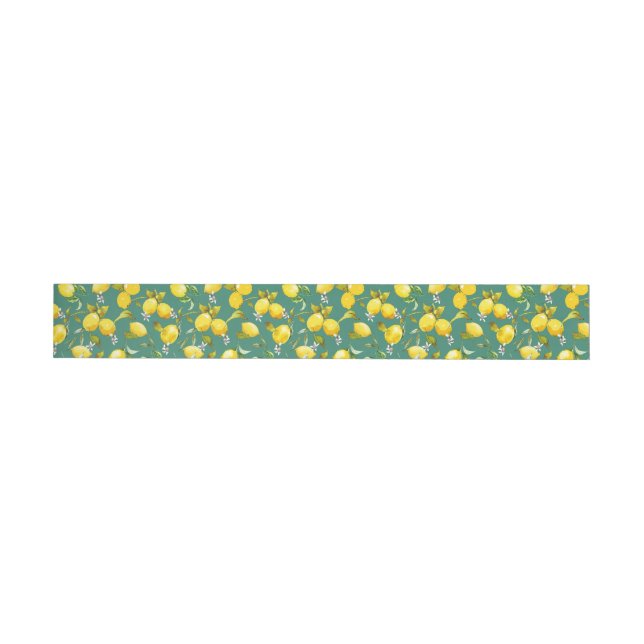 Bande Pour Adresse De Retour citrons d'aquarelle 6 (Individuel)