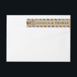 Bande Pour Adresse De Retour Collection de Mariages Vintages Airmail<br><div class="desc">La Collection Vintage de Mariages Airmail - Étiquettes Wraparound.</div>