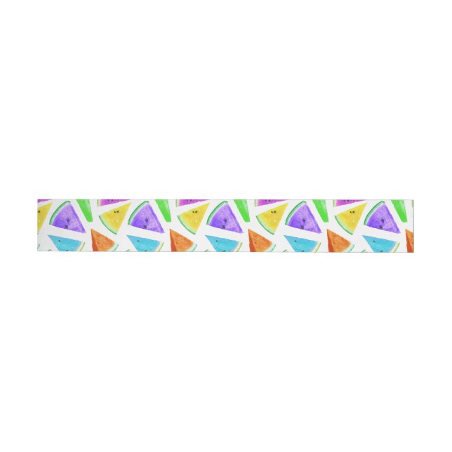 Bande Pour Adresse De Retour Création de motif de pastèque 6 (Individuel)