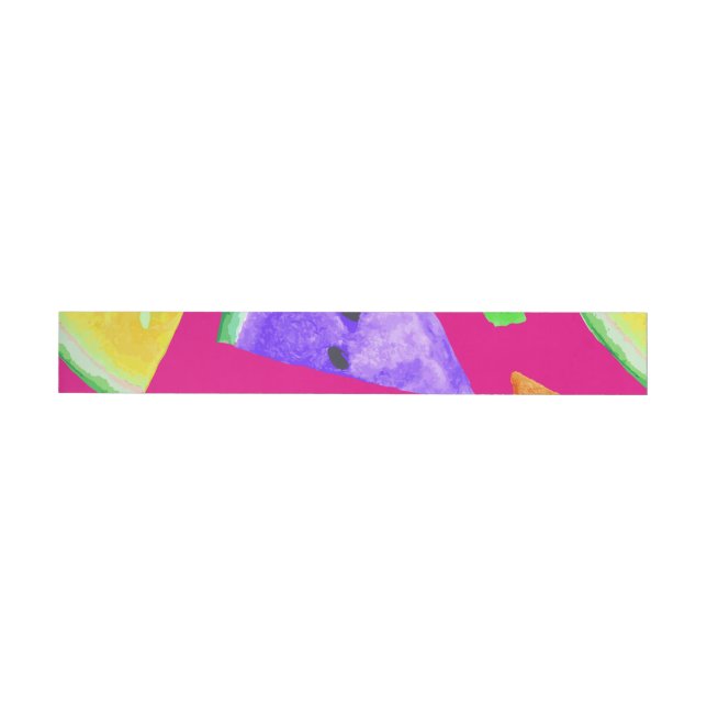 Bande Pour Adresse De Retour Création de motif de pastèque 9 (Individuel)