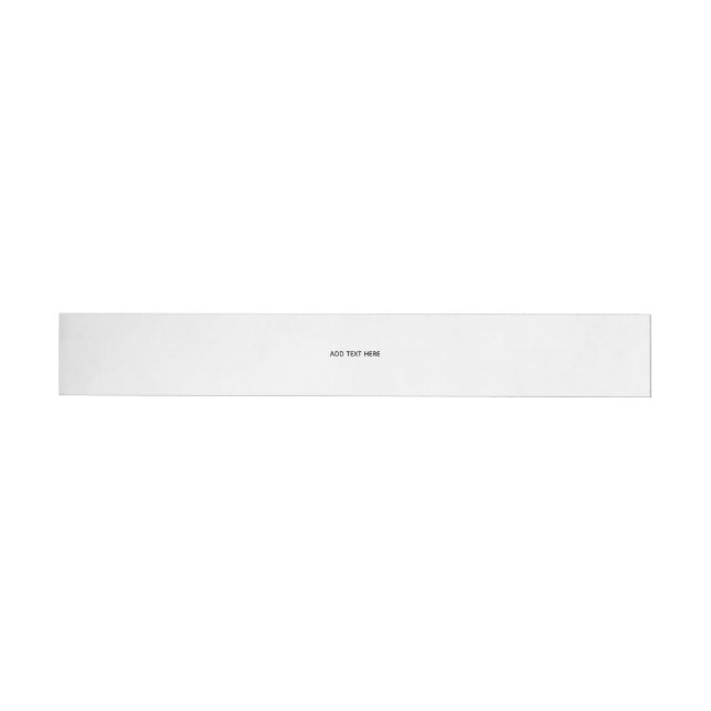 Bande Pour Adresse De Retour Créez votre propre blanc  (Individuel)