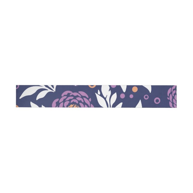 Bande Pour Adresse De Retour Design floral 22 (Individuel)