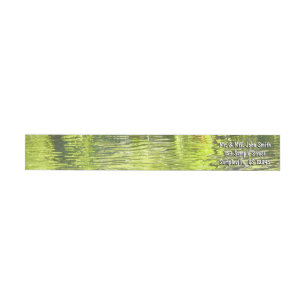 Bande Pour Adresse De Retour Eaux d'Oak Creek Nature jaune et verte Photo