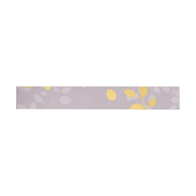 Bande Pour Adresse De Retour Feuilles d'or 9 (Individuel)