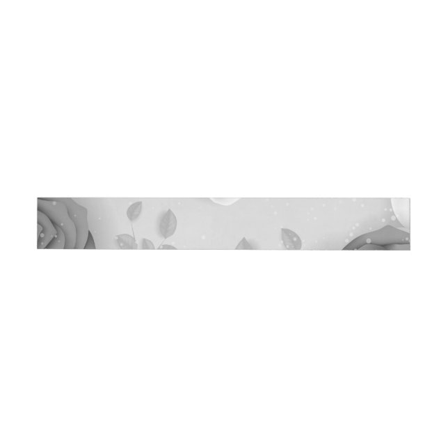 Bande Pour Adresse De Retour Fleurs aquarelles 15 (Individuel)