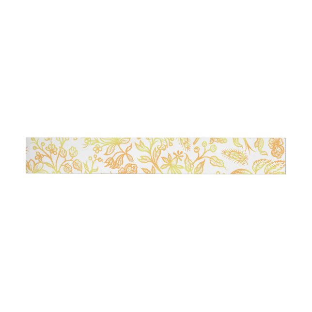 Bande Pour Adresse De Retour Fleurs décoratives 13 (Individuel)