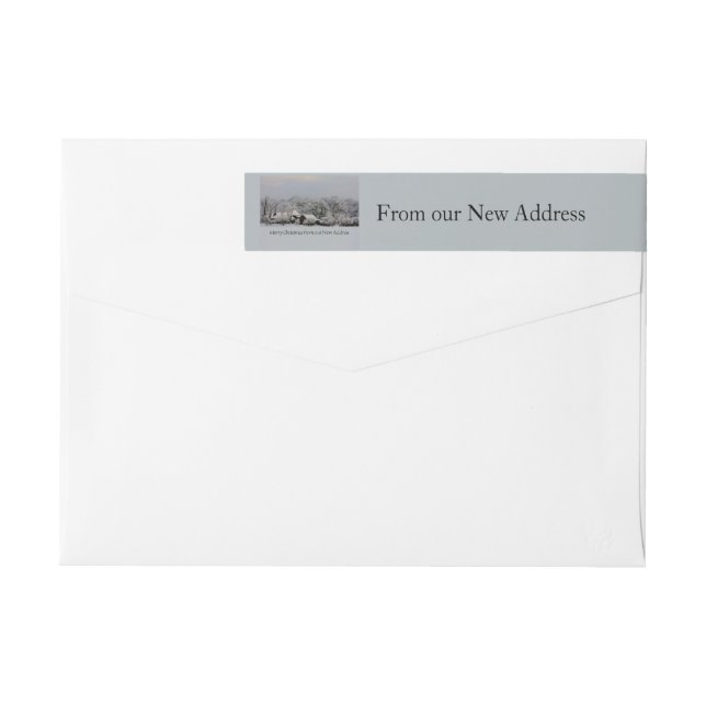 Bande Pour Adresse De Retour From our new Address (Dos)