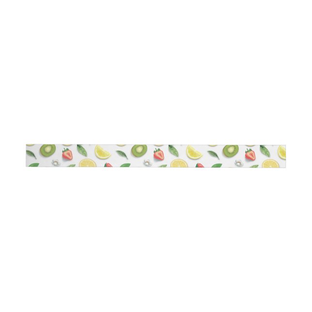 Bande Pour Adresse De Retour Fruits mixtes 4 (Individual)
