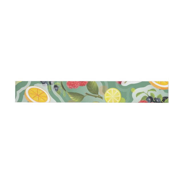 Bande Pour Adresse De Retour Fruits mixtes 7 (Individuel)