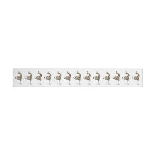 Bande Pour Adresse De Retour Funny Sporty Giraffe