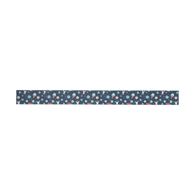Bande Pour Adresse De Retour Illustration du Motif spatial (Individual)