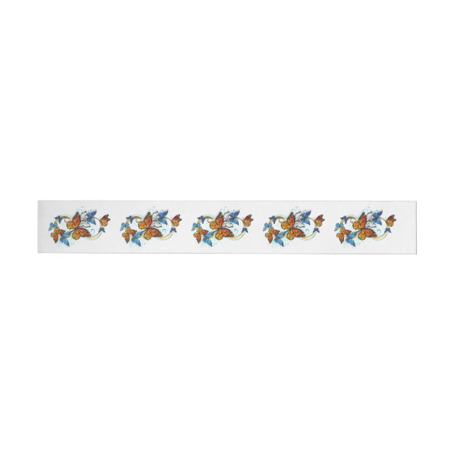 Bande Pour Adresse De Retour Infinité de papillons monarques (Individuel)