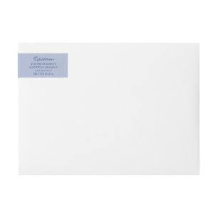 Bande Pour Adresse De Retour Mariage minimaliste de bouquet nuptial