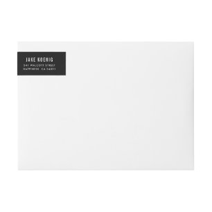 Bande Pour Adresse De Retour MODERNE GÉOMÉTRIQUE diamant motif tendance audacie