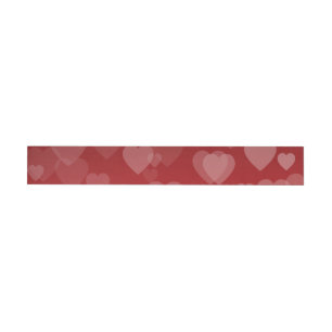 Bande Pour Adresse De Retour Motif de coeur 19