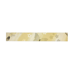 Bande Pour Adresse De Retour Motif papillon 10