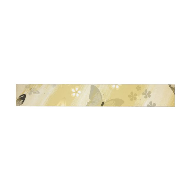 Bande Pour Adresse De Retour Motif papillon 10 (Individuel)