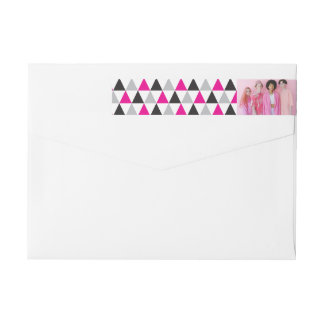 Bande Pour Adresse De Retour Nouvel An Mod Triangles géométriques
