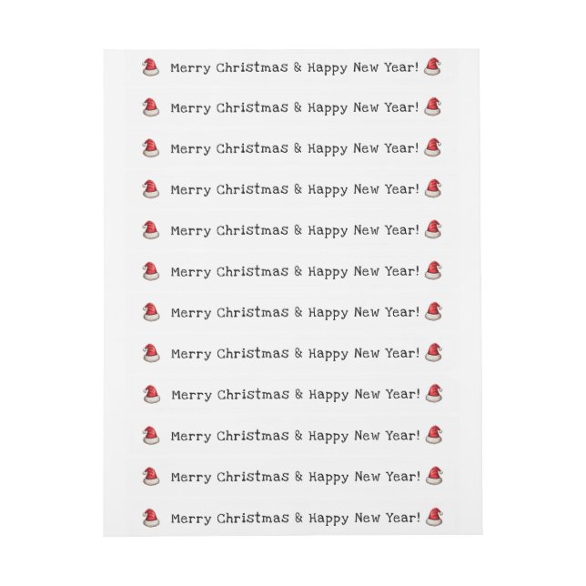 Bande Pour Adresse De Retour Oeuf de Noël Carton Seal Temper-épreuve (Feuille)