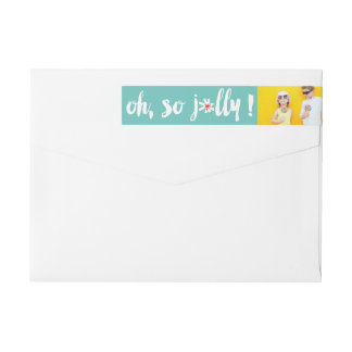 Bande Pour Adresse De Retour Oh, Jolly ! Adresse de retour photo de vacances de