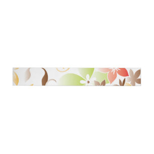 Bande Pour Adresse De Retour Papier mural à fleurs 5