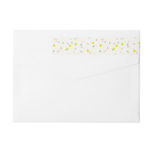 Bande Pour Adresse De Retour Pastels Colorés Confetti Dots Oh Quel Vacances Amu