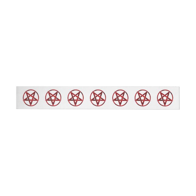 Bande Pour Adresse De Retour Pentagram Red Devil (Individuel)
