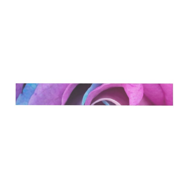 Bande Pour Adresse De Retour Pétales roses 6 (Individuel)