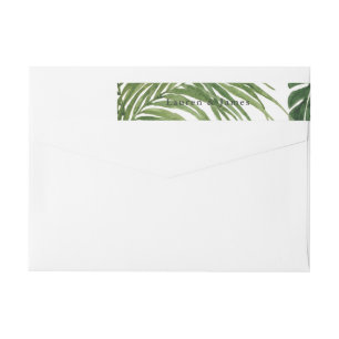 Bande Pour Adresse De Retour Rêve tropical