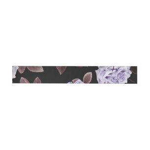 Bande Pour Adresse De Retour Roses aquarelle 21