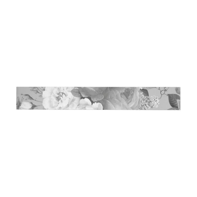 Bande Pour Adresse De Retour Roses d'aquarelle 9 (Individuel)