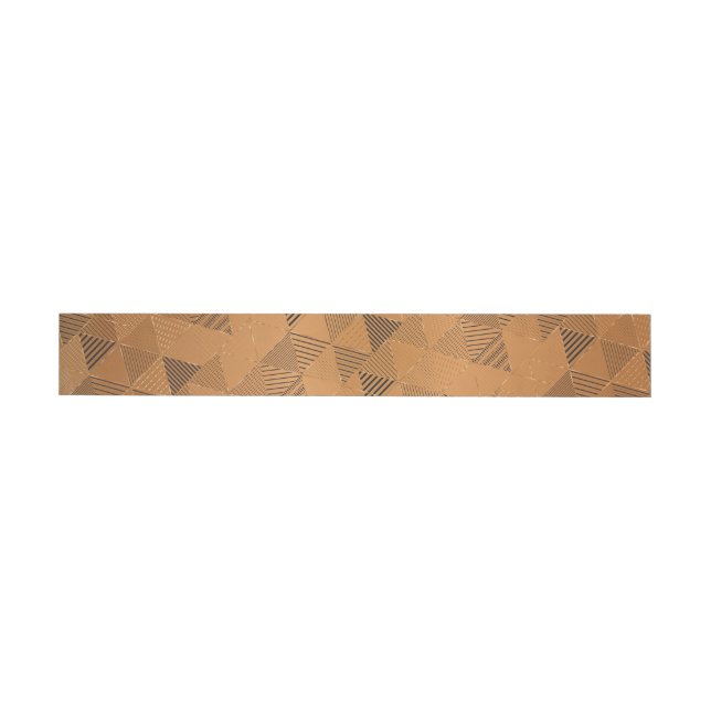 Bande Pour Adresse De Retour Triangles Motif 5 (Individuel)