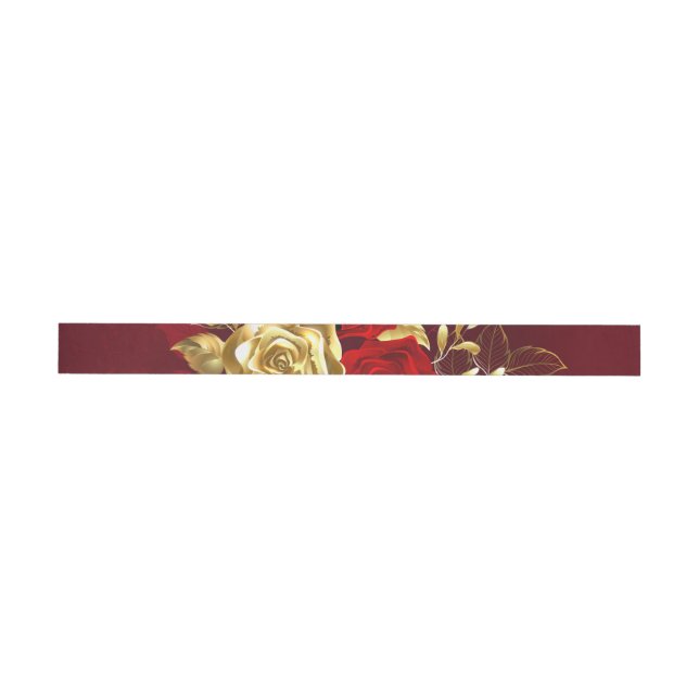 Bande Pour Adresse De Retour Trois Roses de bijoux (Individual)