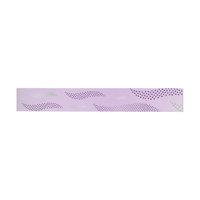 Bande Pour Adresse De Retour Vagues Tigre (motif stylisé) 3 (Individuel)