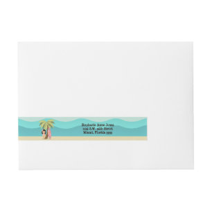 Bande Pour Adresse Fille de surfer hawaïenne