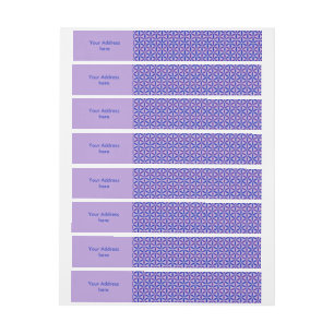 Bande Pour Adresse Fleur de vie - motif de timbre - BG 4