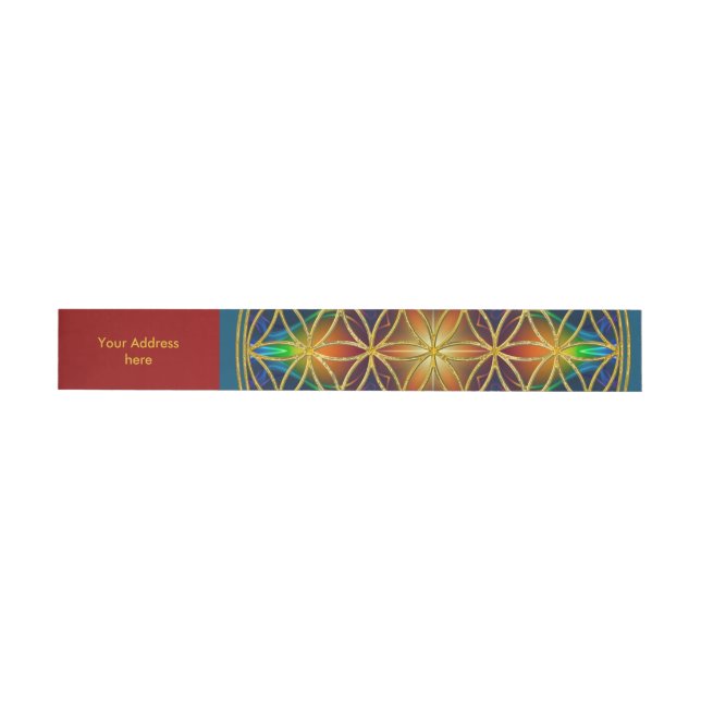 Bande Pour Adresse FLEURS DE VIE - Fleur fractale 1 (Individual)