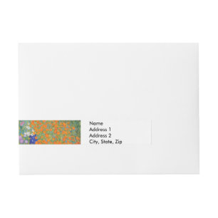 Bande Pour Adresse Gustav Klimt Fleur Jardin Cottage Nature