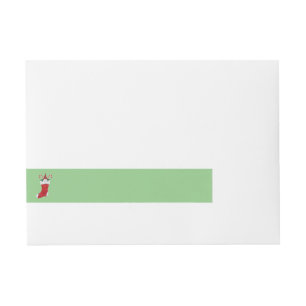 Bande Pour Adresse Joyeux Noël Gnome Sucres de canne en stock