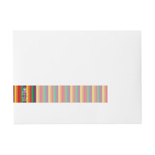 Bande Pour Adresse Les rainbow Stripes GARDENT CALME ET VOTRE Texte C