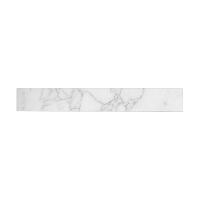 Bande Pour Adresse Marbre Blanc (Individual)