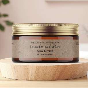 Bande Pour Adresse Minimaliste Kraft Style de papier Cosmétique Étiqu